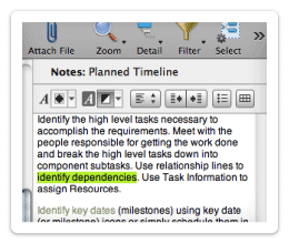 Notes MindManager Mac MindManager 9 Mac fonction