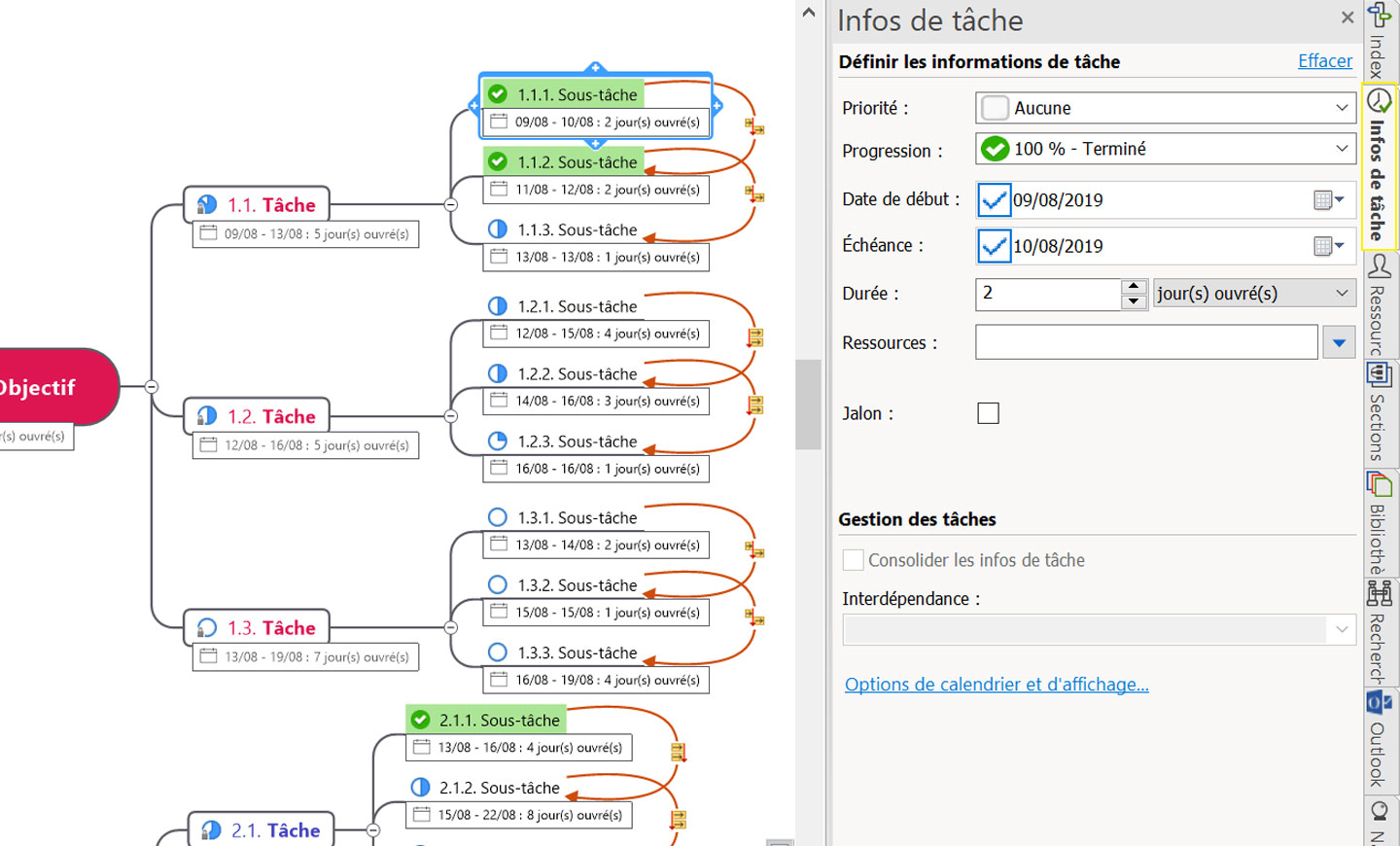 Projets MindManager - MMD France