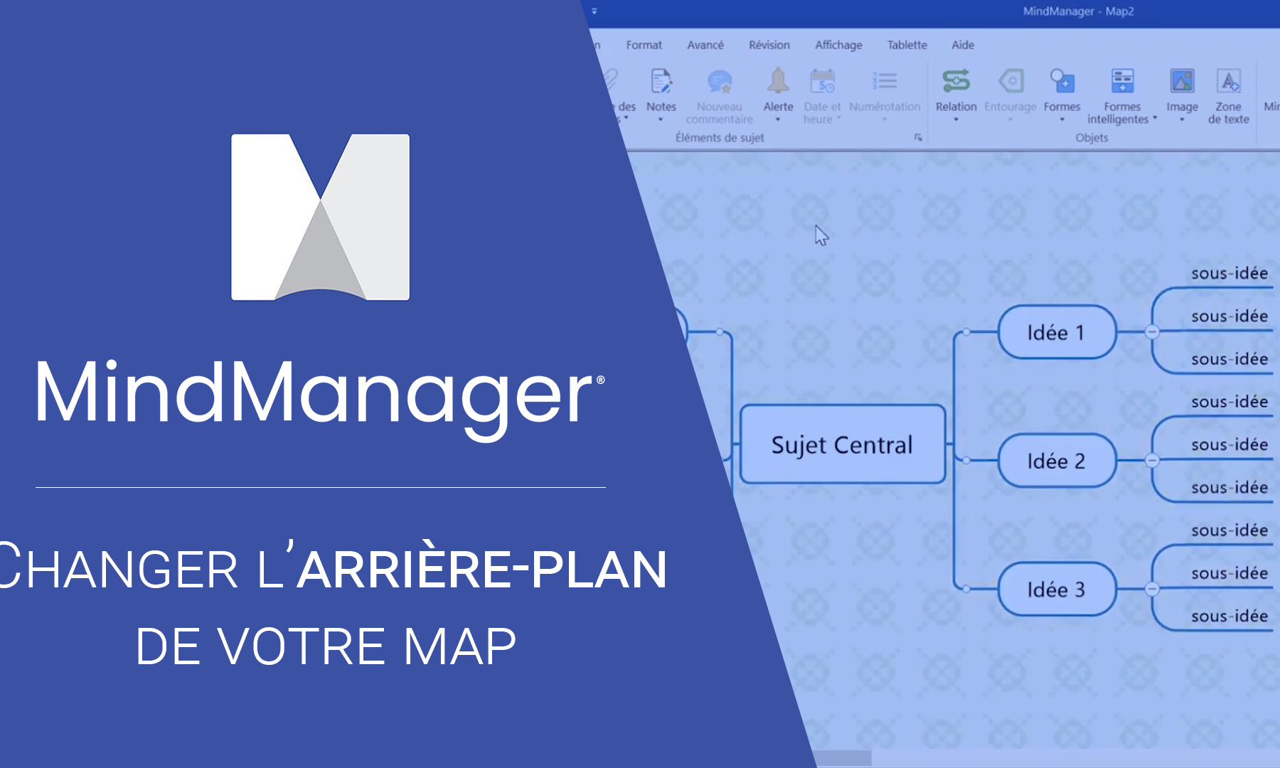 Modifier son arriere-plan dans MindManager