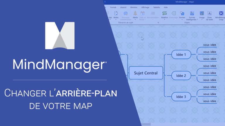 Modifier son arriere-plan dans MindManager