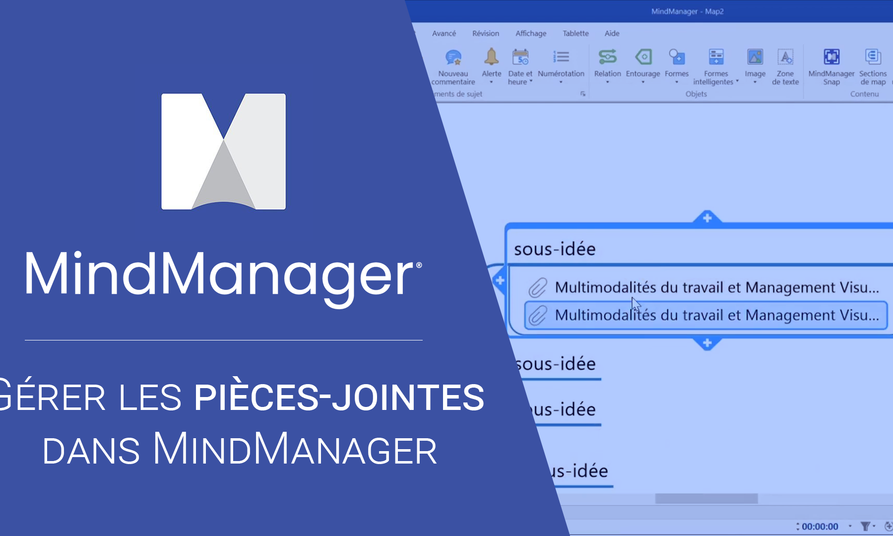 Piéces-jointes dans MindManager