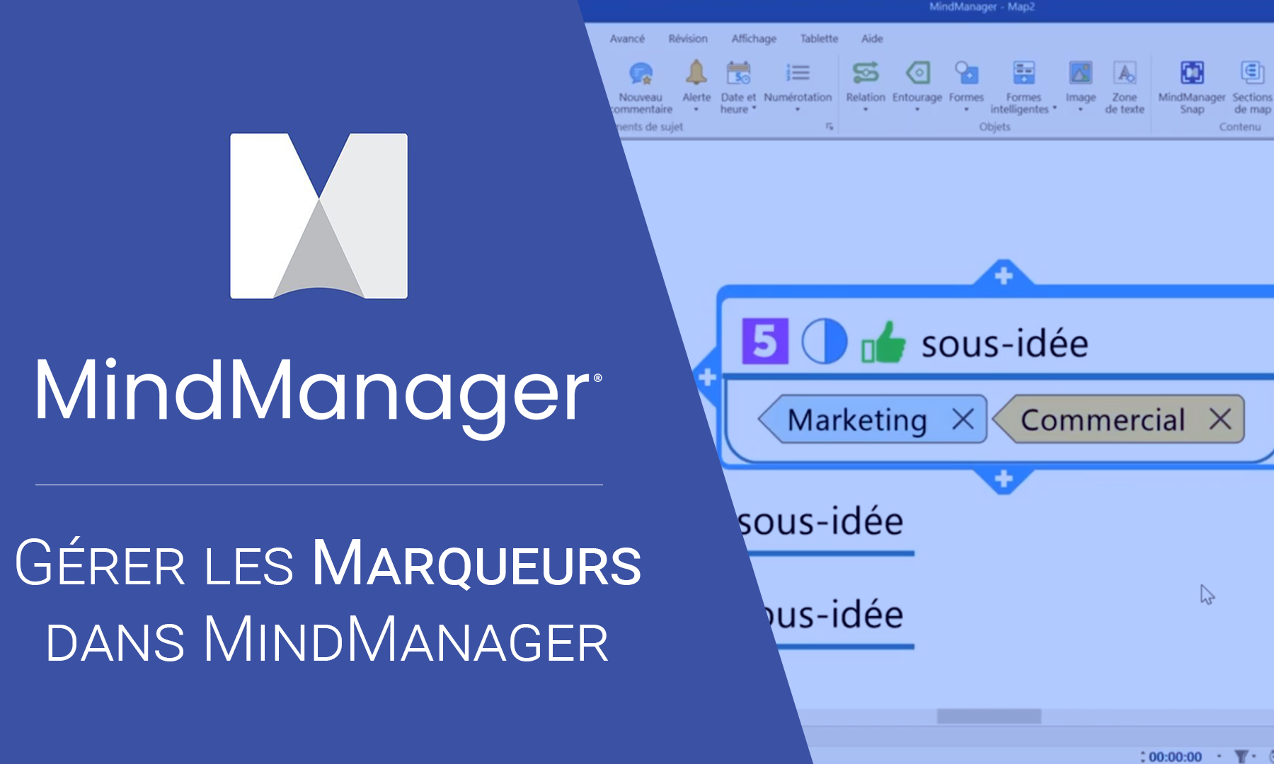 Gérer les marqueurs MindManager