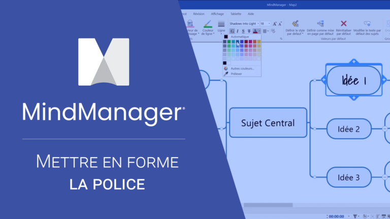 Mettre en forme la police dans MindManager