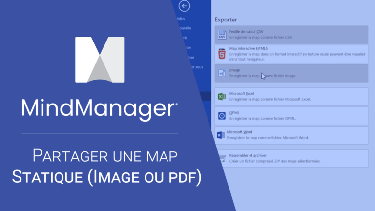 Partager une map statique avec MindManager